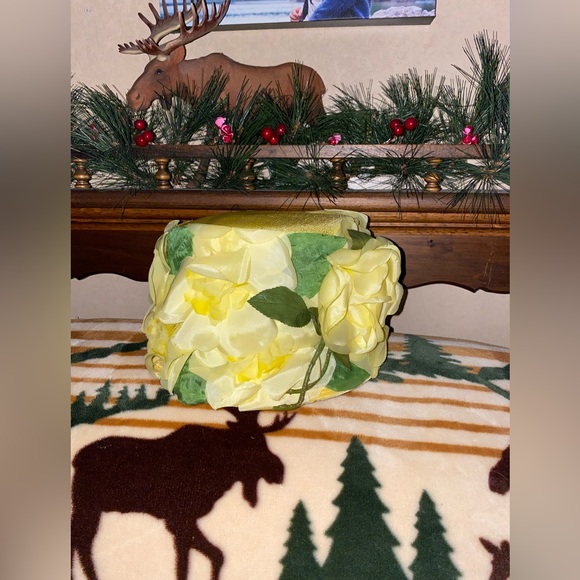 Vintage 1950s Flower Garden Hat - Picture 4 of 8